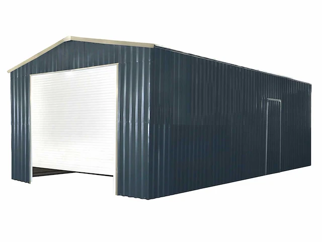 Field 1419-h252 metalen garage met elektrische roldeur, 26 m2 / 5,90x4,40 meter - afbeelding 5 van  13
