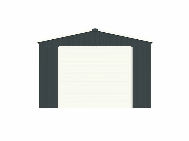 Field 1419-h252 metalen garage met elektrische roldeur, 26 m2 / 5,90x4,40 meter - afbeelding 7 van  13