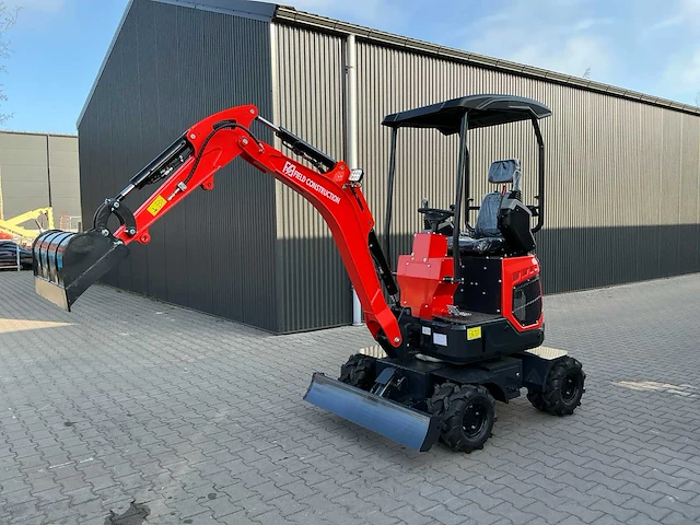 Field construction hft-15 banden graafmachine / mobiele kraan - afbeelding 9 van  46
