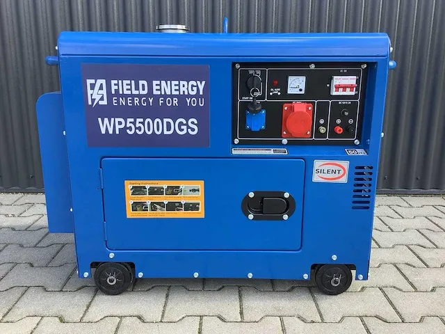 Field energy 5500 dgs 400/230 volt stroomgenerator / aggregaat diesel - afbeelding 1 van  12