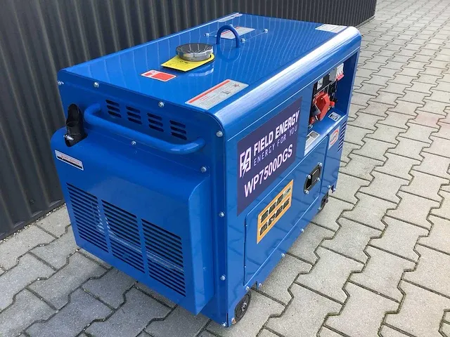 Field energy 7500 dgs 400/230 volt stroomgenerator / aggregaat diesel - afbeelding 6 van  12
