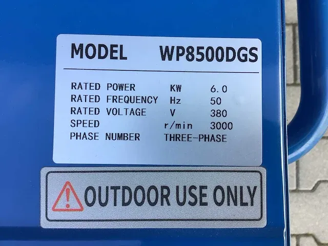Field energy 8500 dgs 400/230 volt stroomgenerator / aggregaat diesel - afbeelding 3 van  12