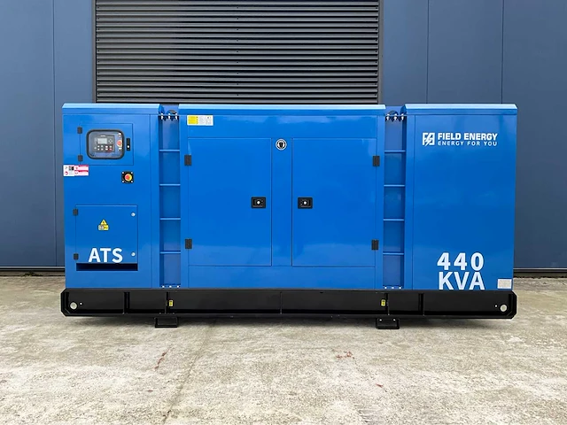 Field energy noodstroom aggregaat / generator 440 kva - ats - 6 cilinder dieselmotor - afbeelding 1 van  26