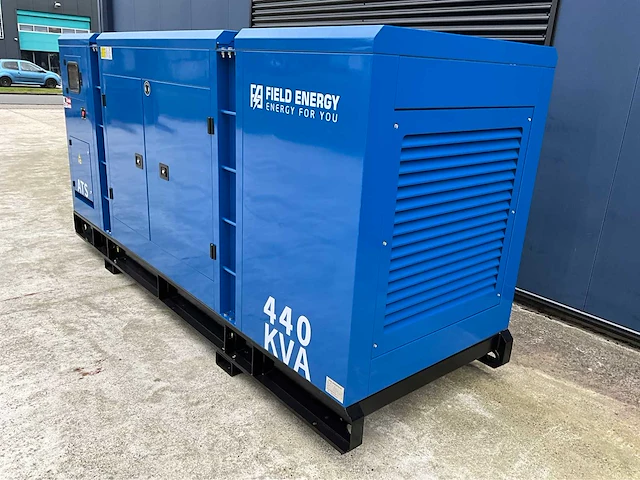 Field energy noodstroom aggregaat / generator 440 kva - ats - 6 cilinder dieselmotor - afbeelding 12 van  26