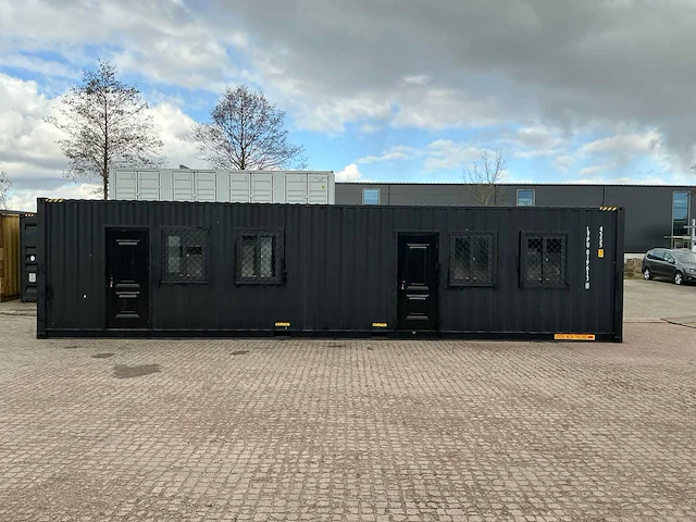 Field facilities dubbele containerwoning (12 meter / 40ft hq) - afbeelding 1 van  28