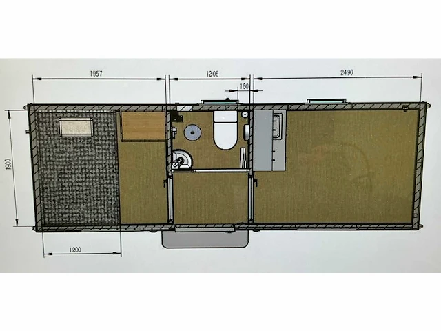 Field facilities mobiele woonunit / tiny home / atelier - afbeelding 20 van  27