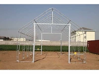 Field garagetent / opslagshelter 12,20x6,10x4,88 meter / 20-40-16 - afbeelding 5 van  6