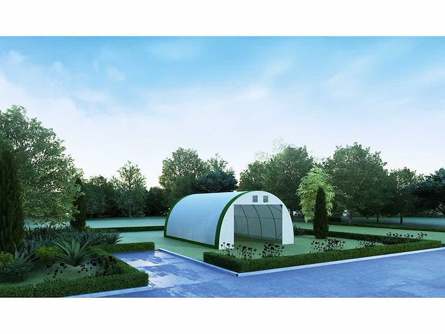 Field garagetent / opslagshelter 12,80x6,10x3,66 meter / 20-42-12r - afbeelding 1 van  3