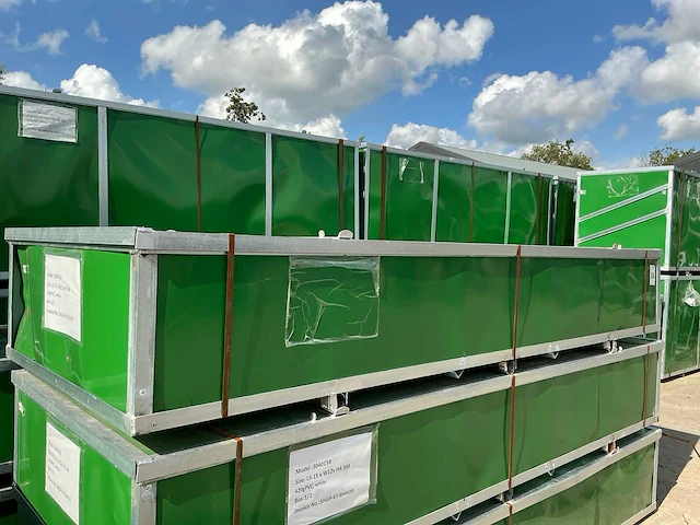 Field garagetent / opslagshelter 12x9,15x4,50 meter / 30-40-15 - afbeelding 4 van  4