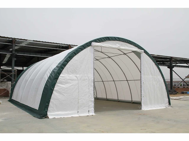 Field garagetent / opslagshelter 12x9,15x4,50 meter / 30-40-15 - afbeelding 1 van  3