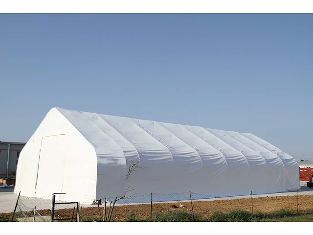 Field garagetent / opslagshelter 18,30x12,20x6,40 meter / 40-60-21dp - afbeelding 1 van  7