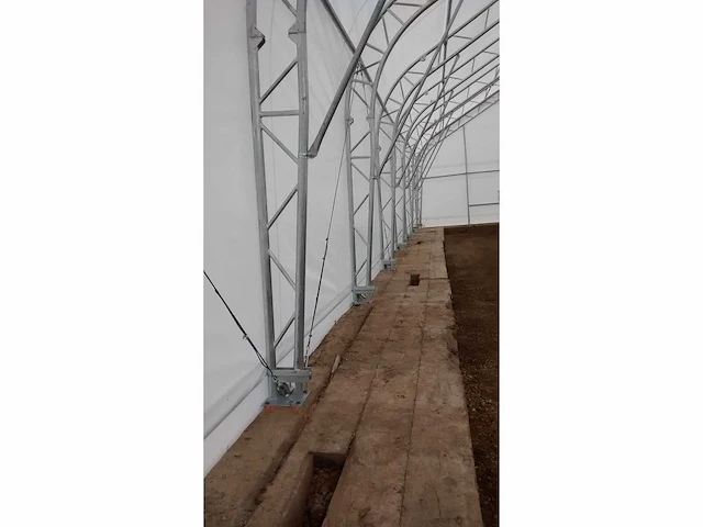 Field garagetent / opslagshelter 18,30x12,20x6,40 meter / 40-60-21dp - afbeelding 4 van  7