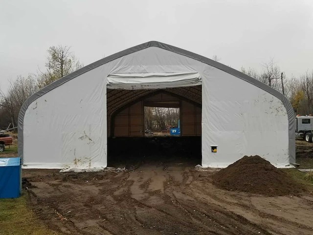 Field garagetent / opslagshelter 36,60 x 15,25 x 7,02 meter / 50-120-23dp - afbeelding 2 van  11