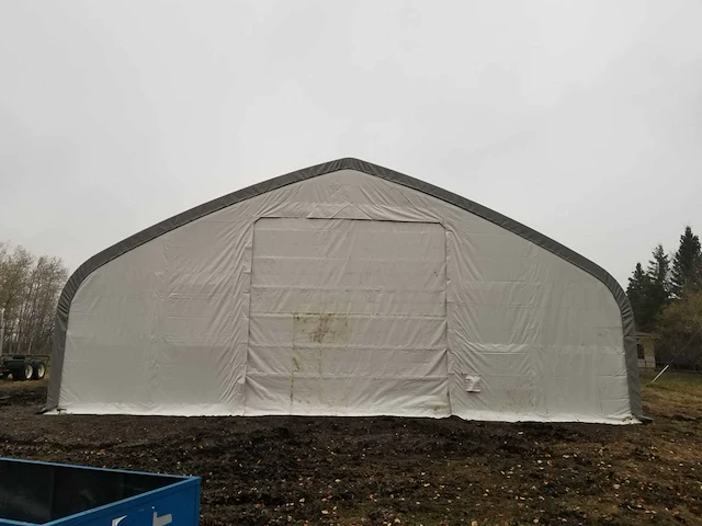 Field garagetent / opslagshelter 36,60 x 15,25 x 7,02 meter / 50-120-23dp - afbeelding 10 van  11