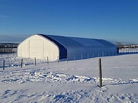Field garagetent / opslagshelter 45,75 x 18,30 x 7,63 meter / 60-150-25dp - afbeelding 1 van  7
