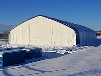 Field garagetent / opslagshelter 45,75 x 18,30 x 7,63 meter / 60-150-25dp - afbeelding 4 van  7