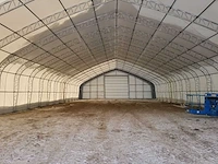 Field garagetent / opslagshelter 45,75 x 18,30 x 7,63 meter / 60-150-25dp - afbeelding 6 van  7