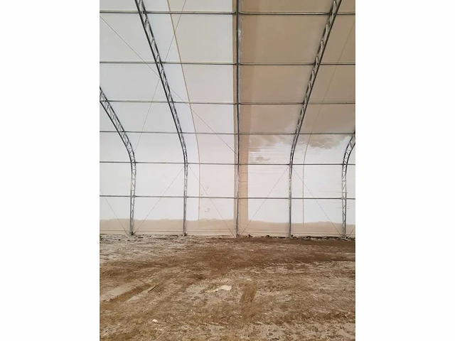 Field garagetent / opslagshelter 45,75 x 18,30 x 7,63 meter / 60-150-25dp - afbeelding 7 van  7