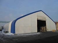 Field garagetent / opslagshelter 45,75 x 21,35 x 8,54 meter / 70-150-28dp - afbeelding 3 van  6