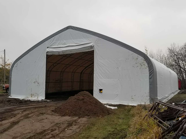 Field garagetent / opslagshelter 61,00 x 15,25 x 7,02 meter / 50-200-23dp - afbeelding 6 van  11