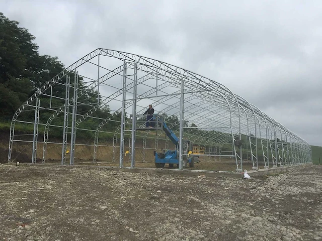 Field garagetent / opslagshelter 61,00 x 21,35 x 8,54 meter / 70-200-28dp - afbeelding 6 van  6