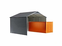 Field industries 1919 metalen garage 5,86x5,86 meter (34,33 m2) - afbeelding 5 van  15