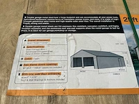 Field industries 2533 metalen garage 7,60x10,00 meter (76 m2) - afbeelding 6 van  8
