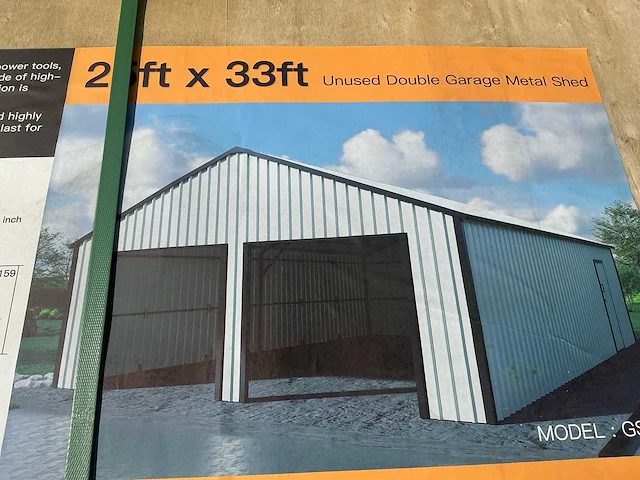 Field industries 2533 metalen garage 7,60x10,00 meter (76 m2) - afbeelding 7 van  8