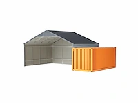 Field industries 2819 metalen garage 5,83x7,99 meter (46,58 m2) - afbeelding 10 van  13