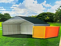 Field industries 2838 metalen garage / staalconstructie 11,65x7,99 meter (93 m2) - afbeelding 8 van  8
