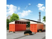 Field industries 3640-260 metalen overkapping/carport 12,19x11,15 meter (136 m2) - afbeelding 3 van  14