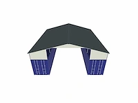 Field industries 3640-260 metalen overkapping/carport 12,19x11,15 meter (136 m2) - afbeelding 5 van  14
