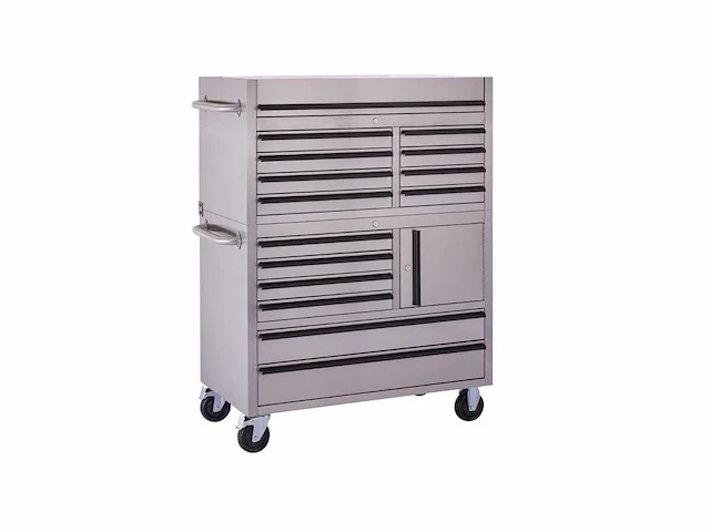 Field industries 4114 inox rvs premium gereedschapswagen/werkplaatskast - afbeelding 3 van  4