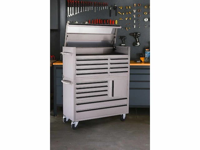 Field industries 4114 inox rvs premium werkplaatskast - afbeelding 1 van  5