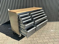 Field industries 5510 inox rvs premium gereedschapswagen/werkplaatskast - afbeelding 1 van  8