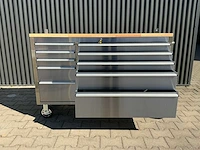 Field industries 5510 inox rvs premium gereedschapswagen/werkplaatskast - afbeelding 4 van  8