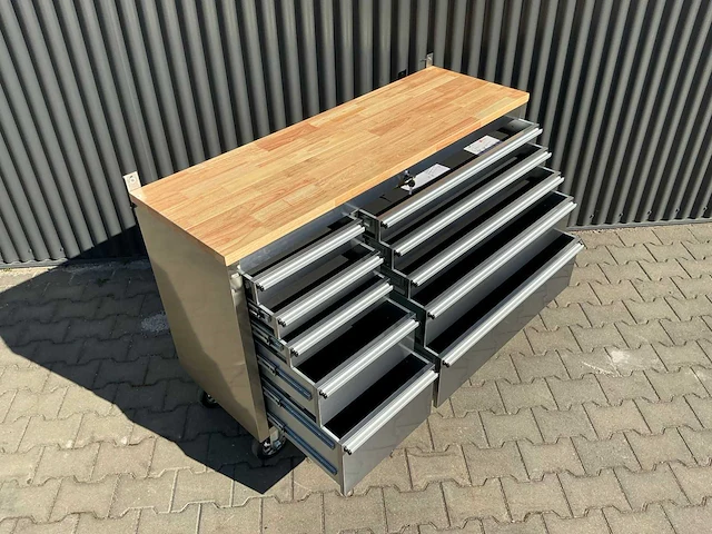 Field industries 5510 inox rvs premium gereedschapswagen/werkplaatskast - afbeelding 5 van  8