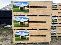 Field industries 5640 metalen garage 12,22x17,20 meter (210 m2) - afbeelding 2 van  11