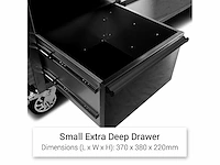 Field industries 7215 black premium gereedschapswagen/werkplaatskast - afbeelding 9 van  18