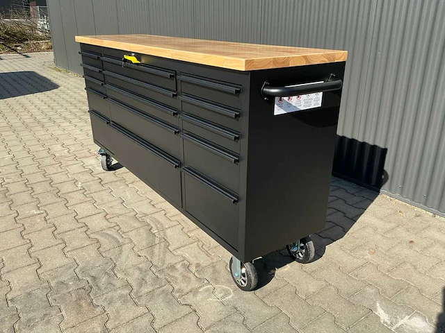 Field industries 7215 black premium gereedschapswagen/werkplaatskast - afbeelding 17 van  18