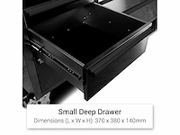 Field industries 7215 black premium gereedschapswagen/werkplaatskast - afbeelding 8 van  18