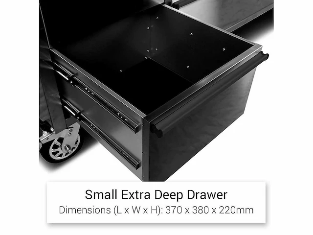 Field industries 7215 black premium gereedschapswagen/werkplaatskast - afbeelding 9 van  18