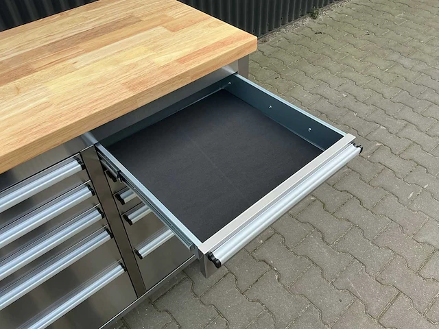 Field industries 7215 inox rvs premium gereedschapswagen/werkplaatskast - afbeelding 4 van  26