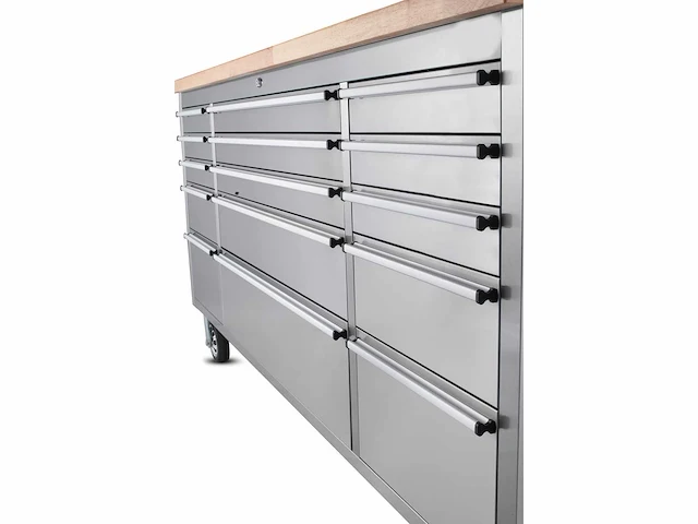 Field industries 7215 inox rvs premium gereedschapswagen/werkplaatskast - afbeelding 19 van  26