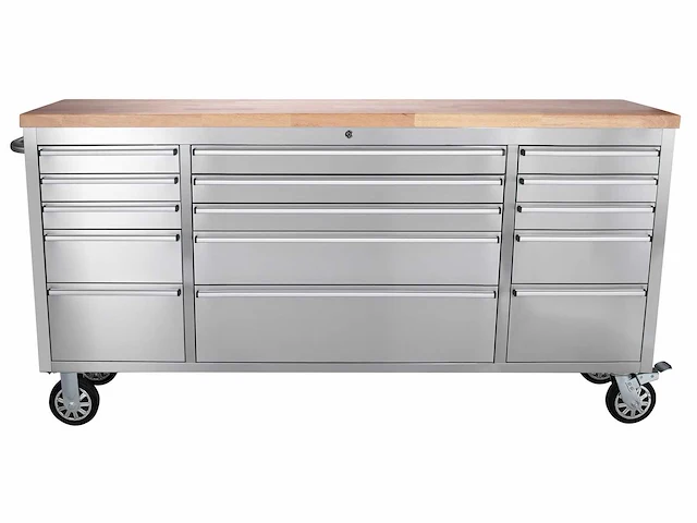 Field industries 7215 inox rvs premium gereedschapswagen/werkplaatskast - afbeelding 20 van  26