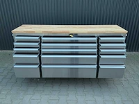 Field industries 7215 inox rvs premium gereedschapswagen/werkplaatskast - afbeelding 5 van  26
