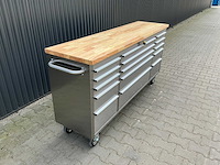 Field industries 7215 inox rvs premium gereedschapswagen/werkplaatskast - afbeelding 21 van  26