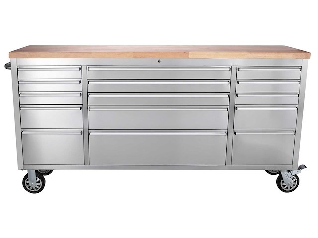 Field industries 7215 inox rvs premium gereedschapswagen/werkplaatskast - afbeelding 13 van  26