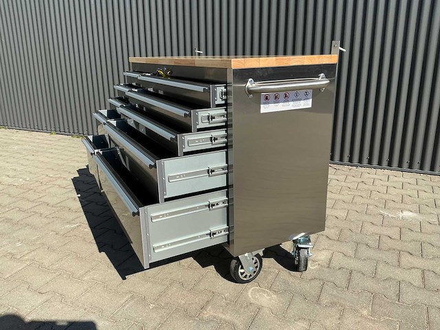 Field industries 7215 inox rvs premium gereedschapswagen/werkplaatskast - afbeelding 26 van  26