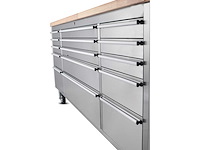Field industries 7215 inox rvs premium gereedschapswagen/werkplaatskast - afbeelding 19 van  26